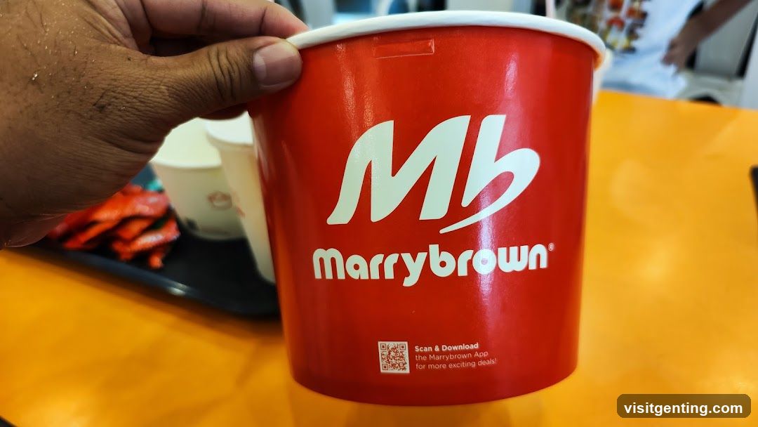 Marrybrown branded cup