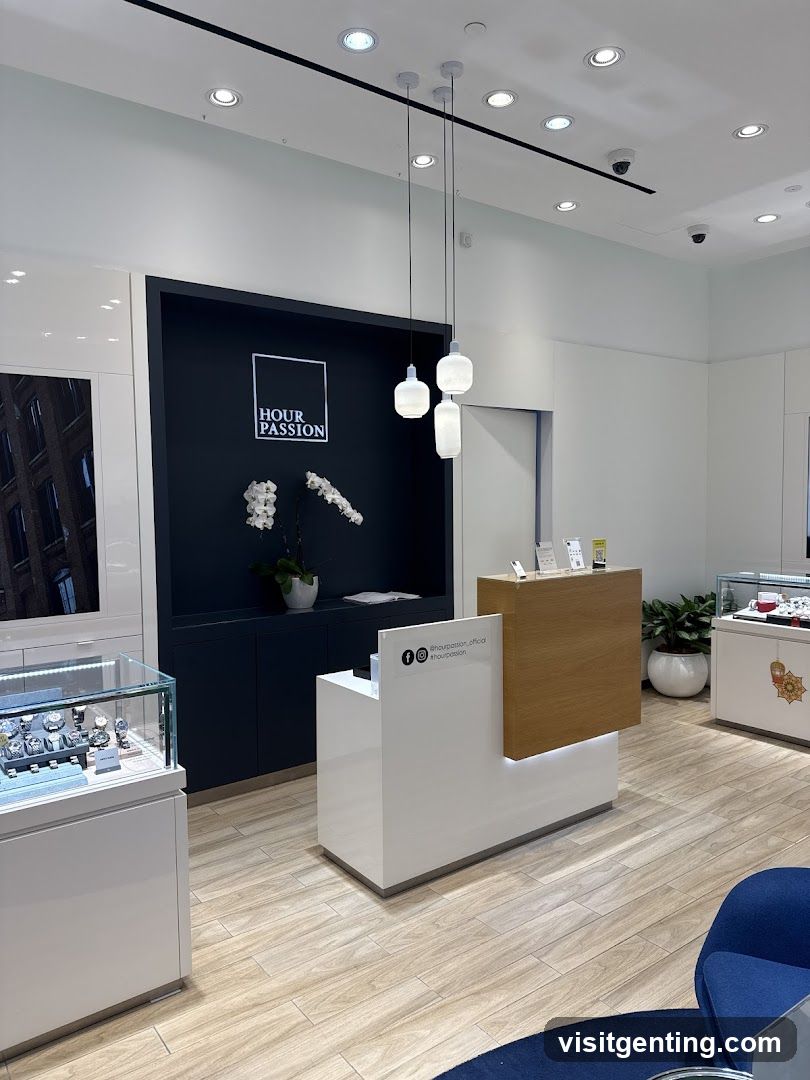 Interior of Hour Passion Store