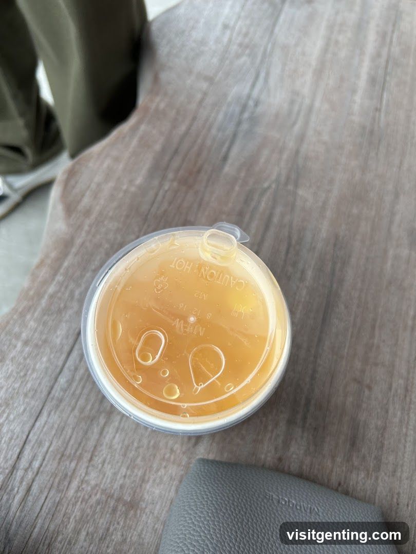 Cup on wooden surface