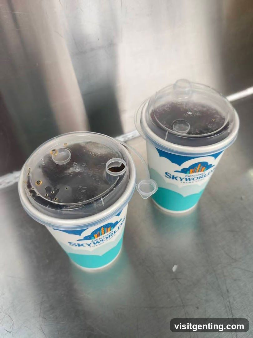 Skyworld Theme Park Cups