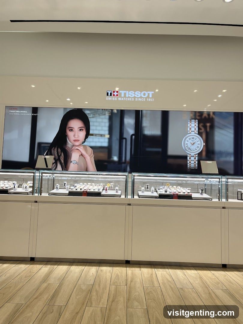 Tissot Watch Display