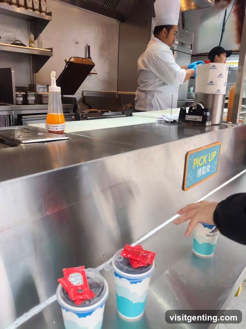 Restaurant Counter Area