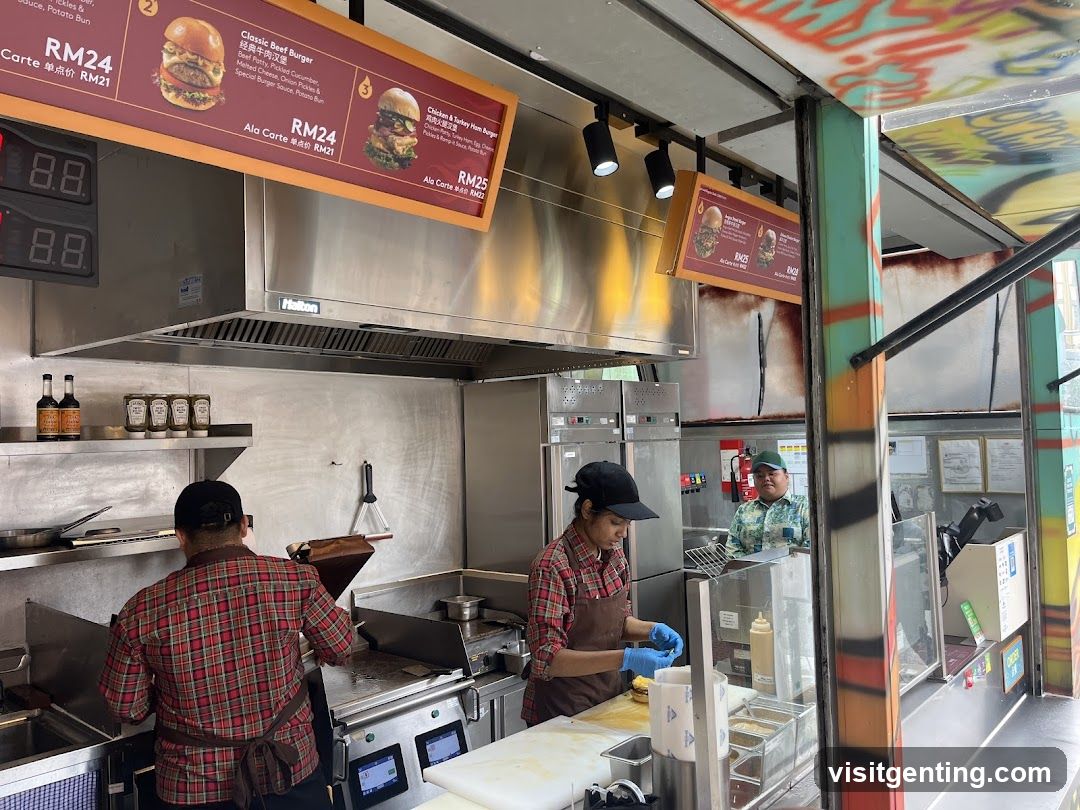 Burger Shop Interior