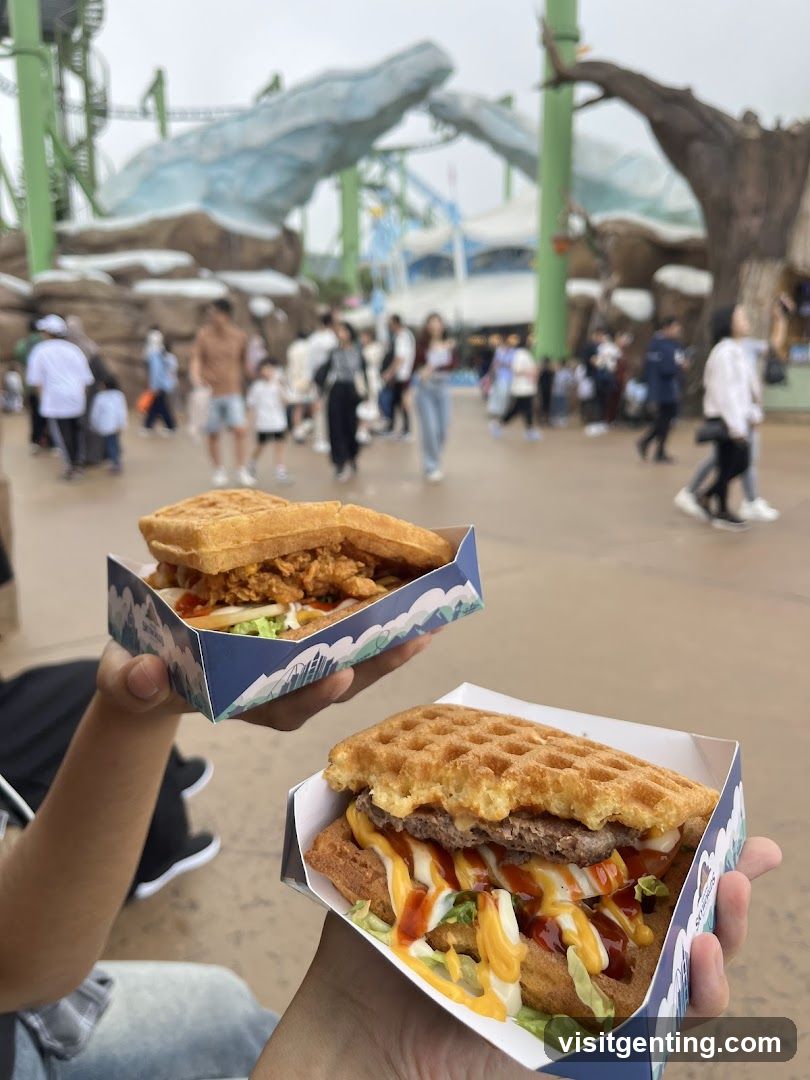 Food in amusement park