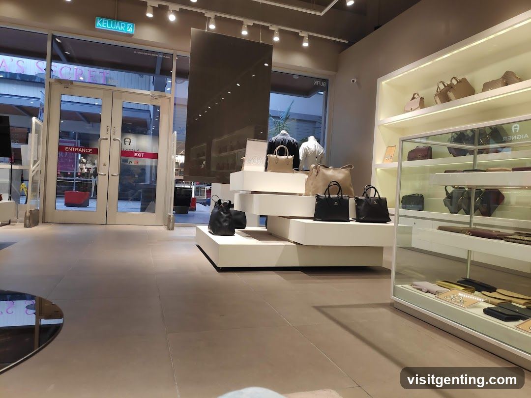 Interior of a retail store