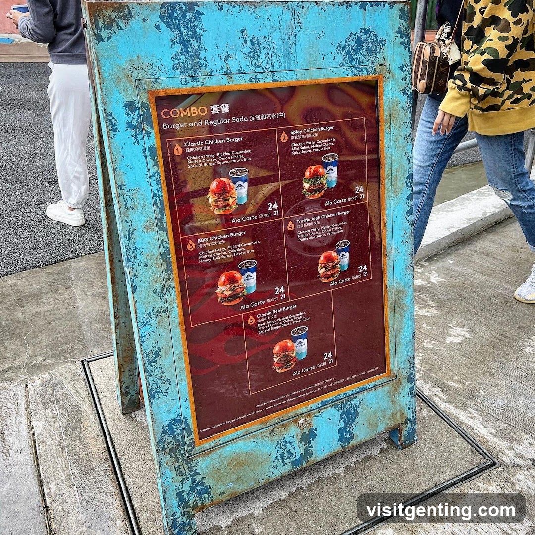 Restaurant Menu Board
