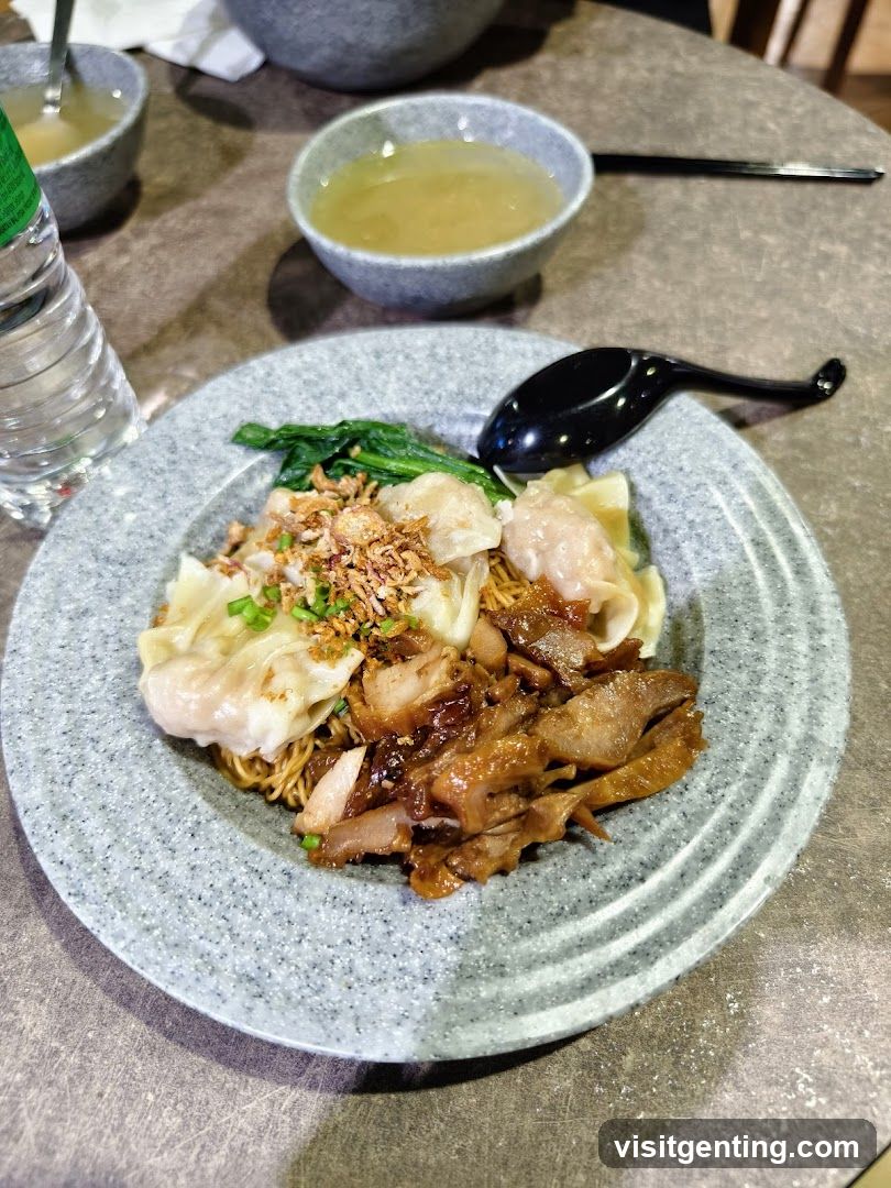 Dining Table with Noodle Dish