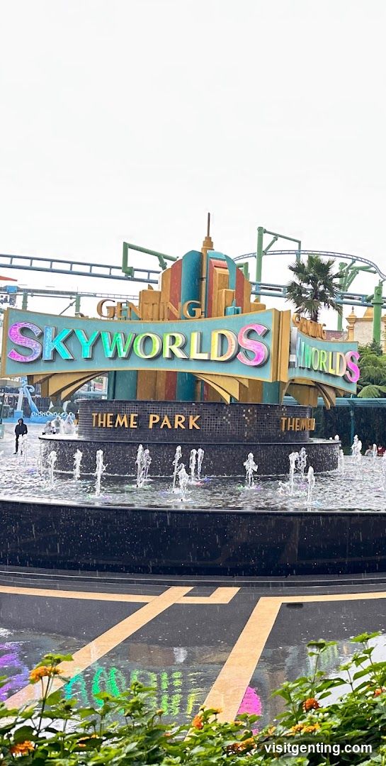 Skyworlds Theme Park Entrance