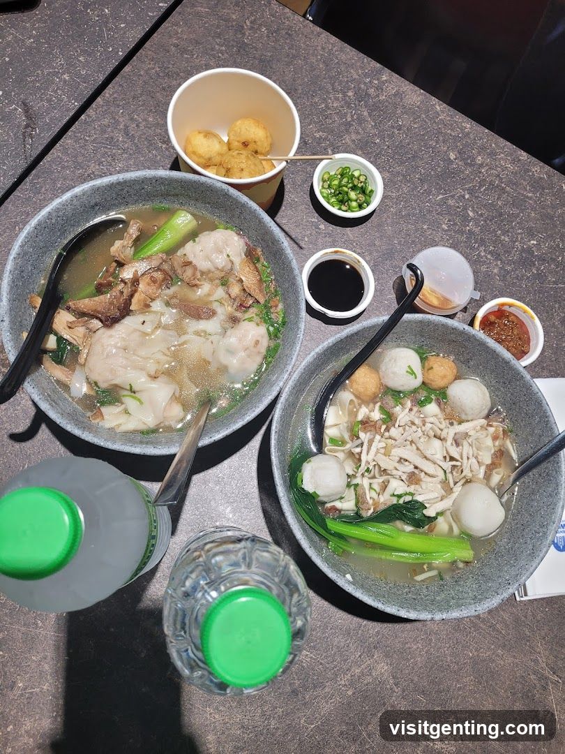 Tabletop Food Setup