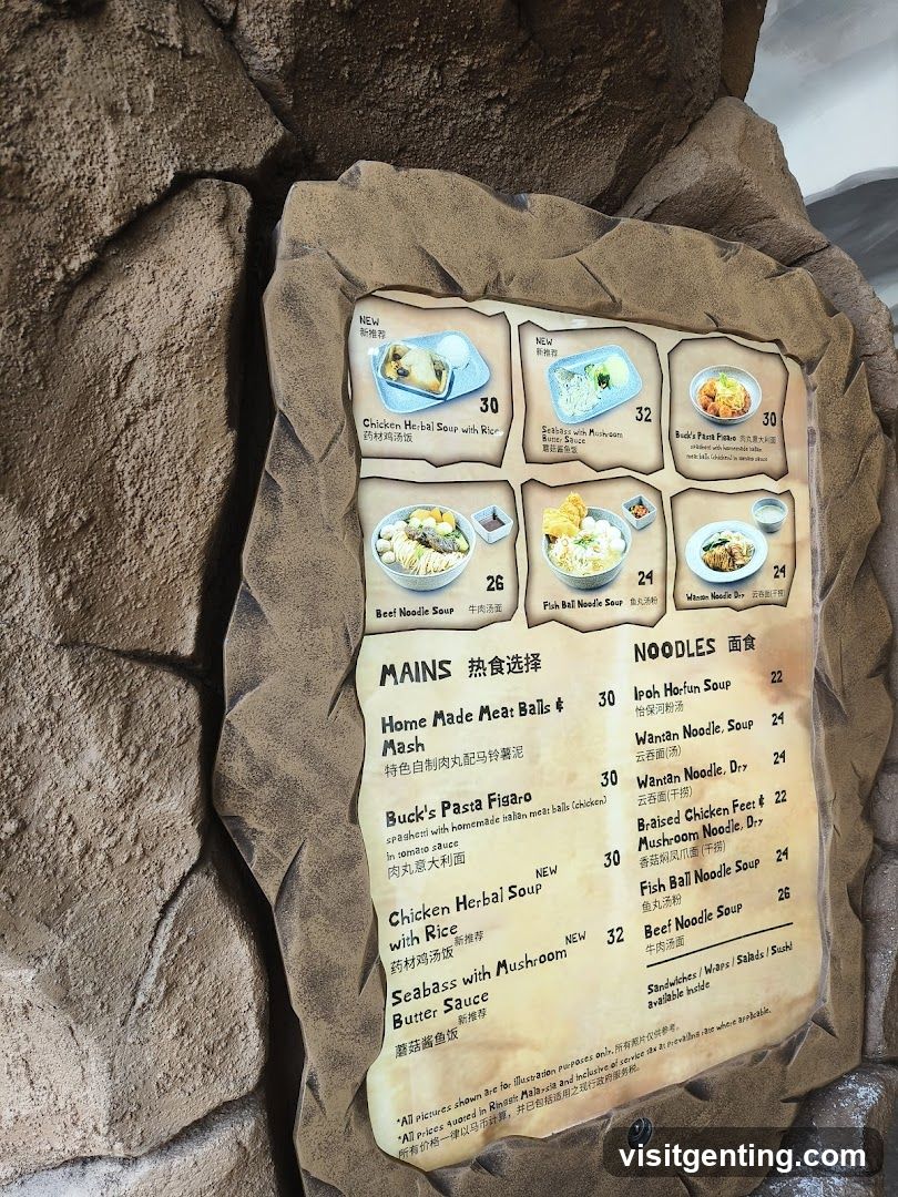 Restaurant Menu Board
