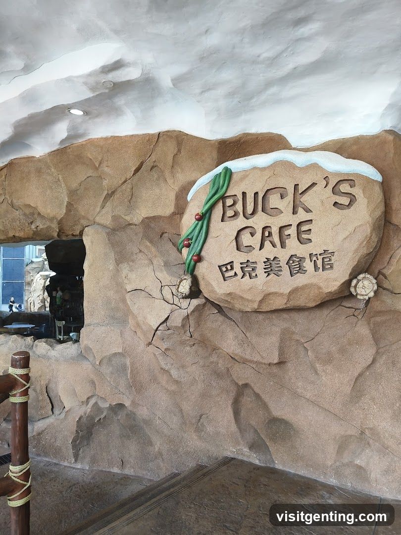Buck's Cafe Entrance