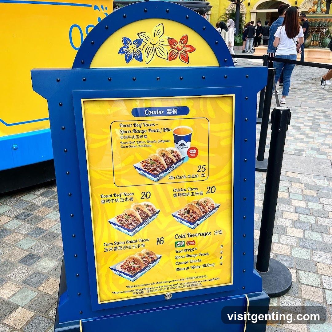 Combo Menu Board