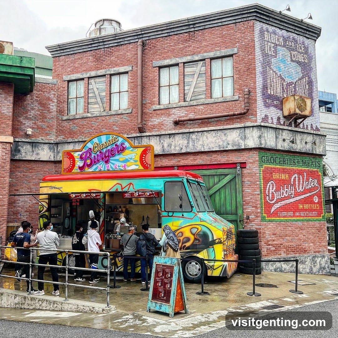 Classic Burgers food truck storefront