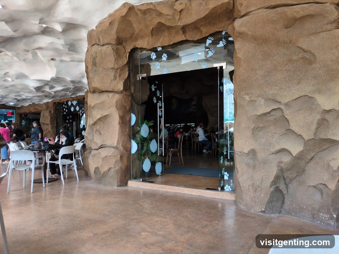 Interior of a themed café or restaurant