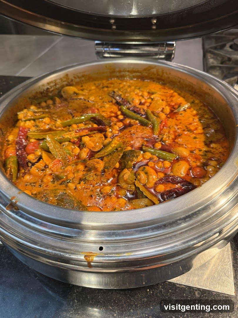 Food in serving dish