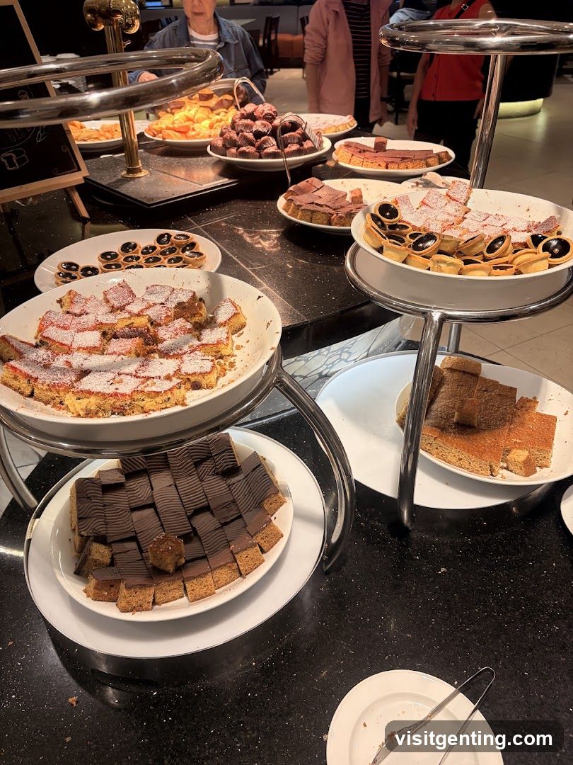Dessert buffet display