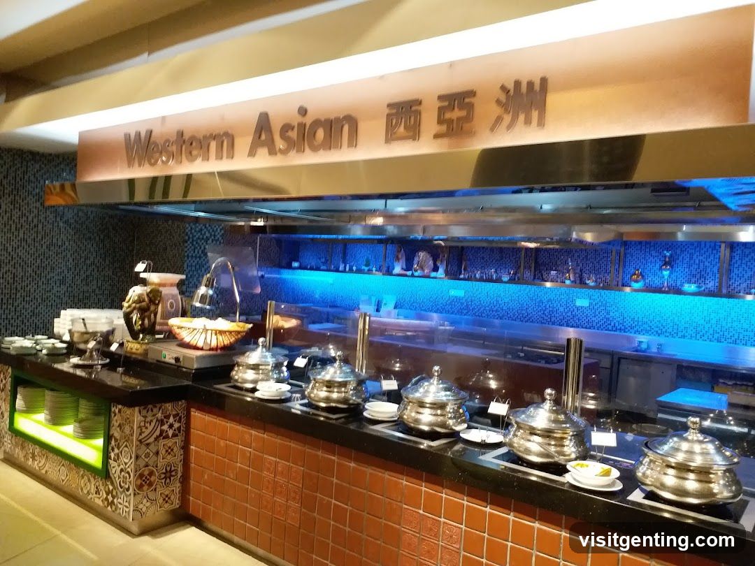 Western Asian Cuisine Buffet Area