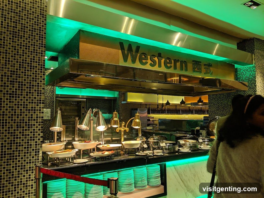 Western buffet section