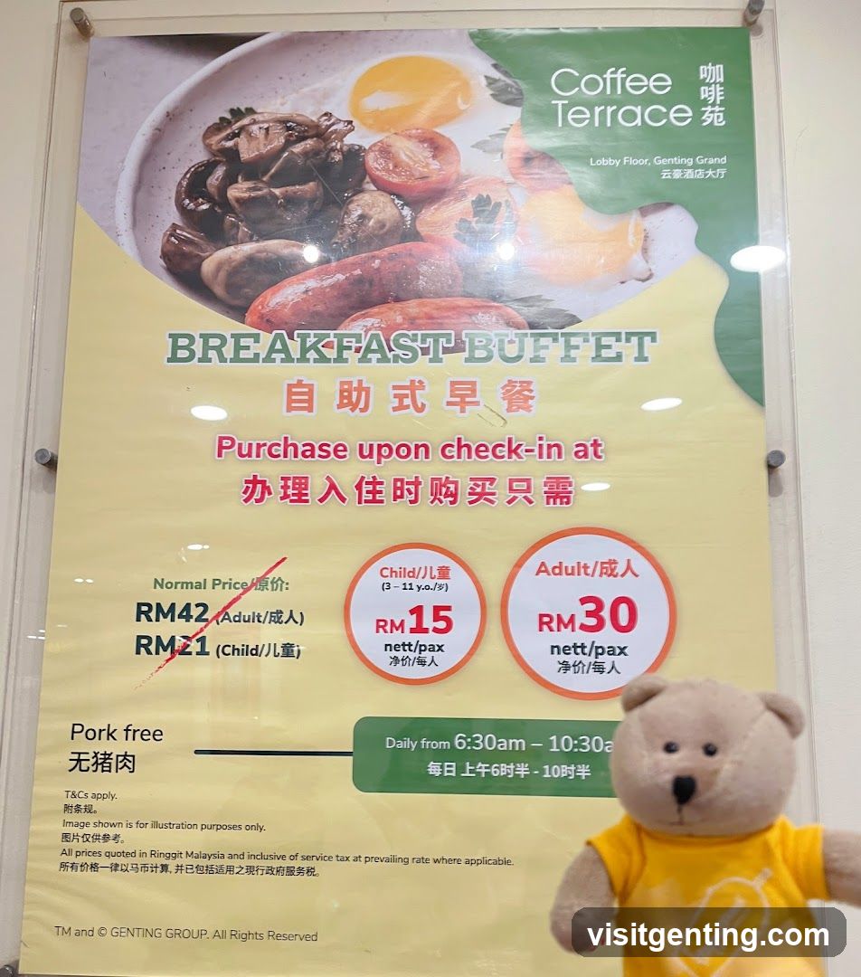 Breakfast Buffet Advertisement