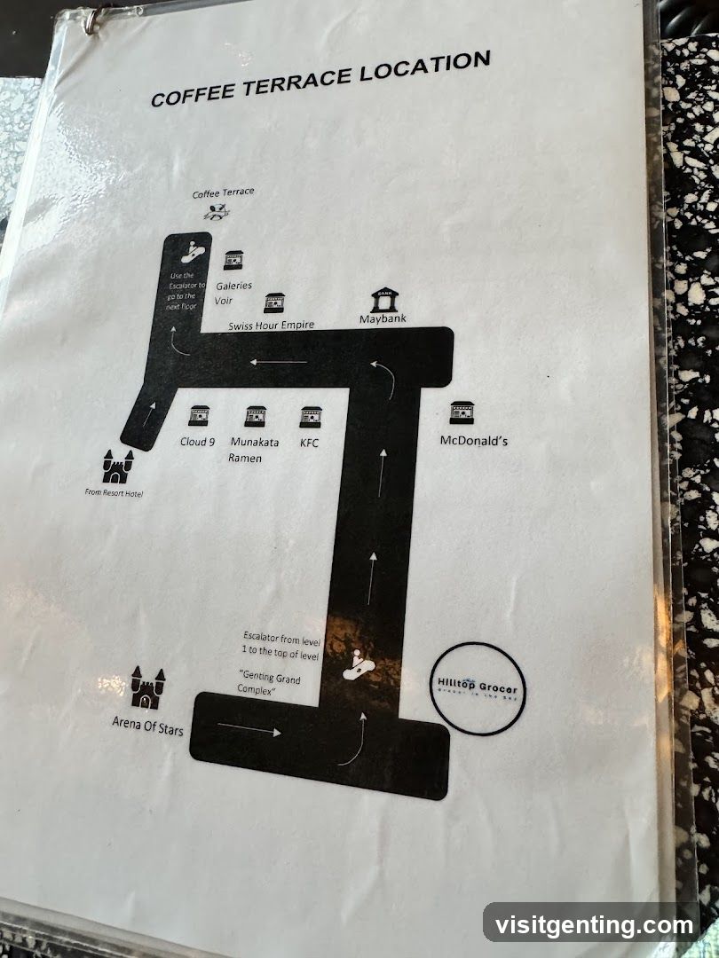 Coffee Terrace Location Map