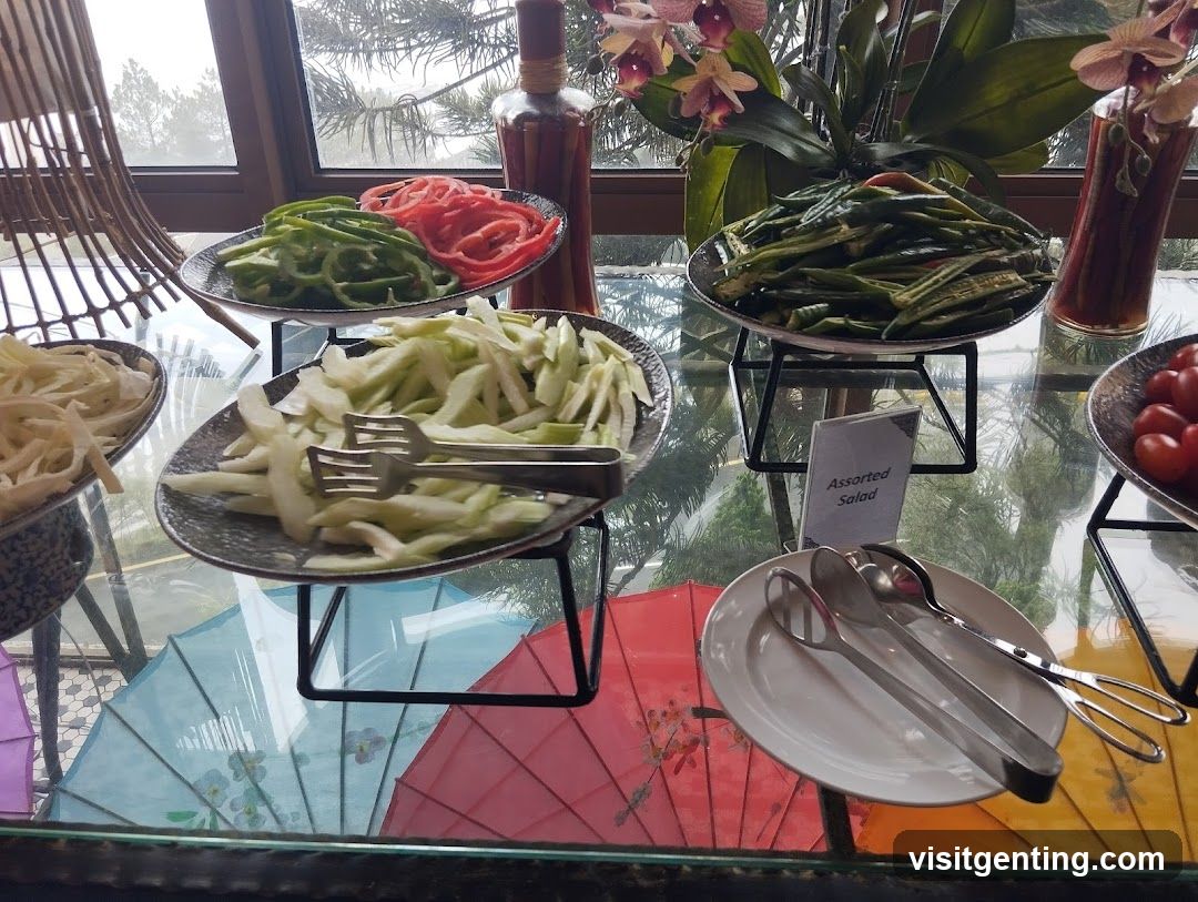 Buffet Salad Display