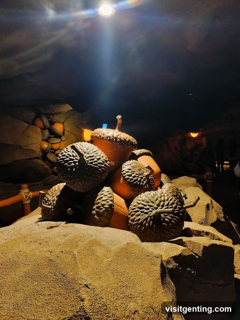 Interior Display of Acorn Sculptures