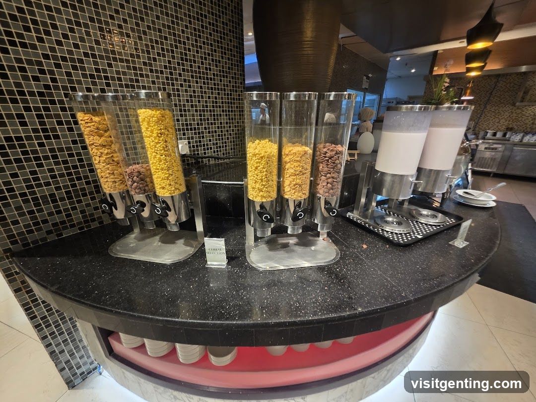 Breakfast Cereal and Milk Station