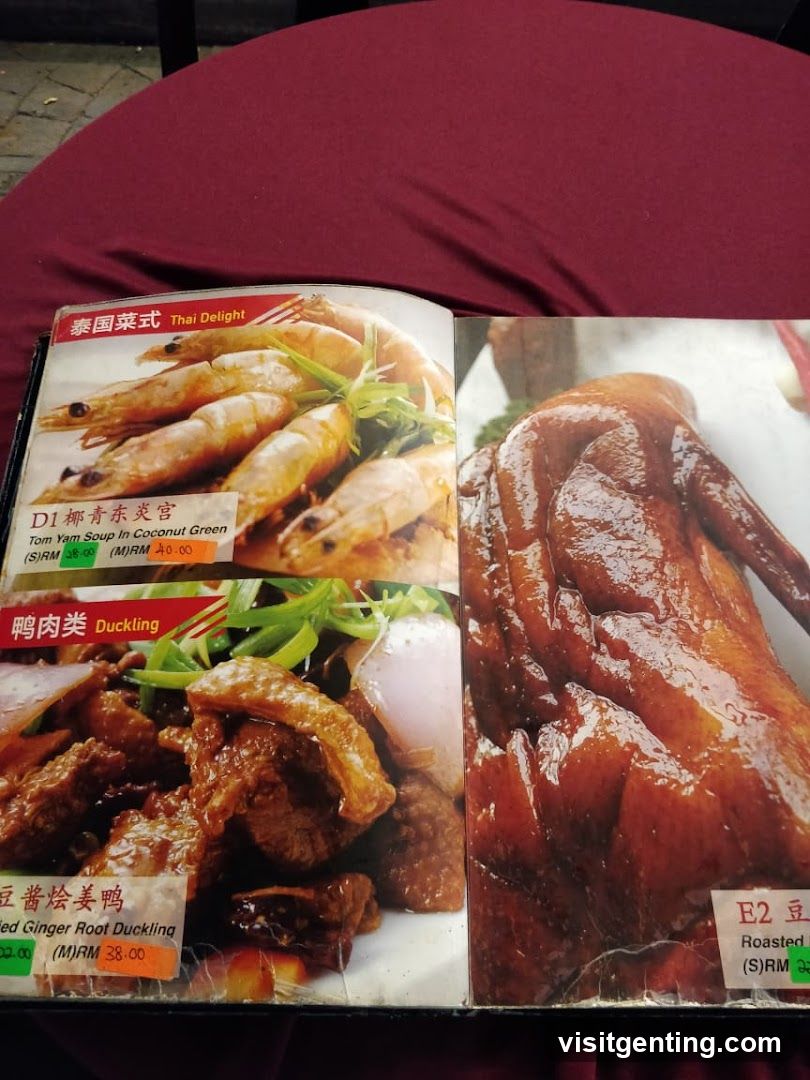 Thai Delight Menu Page