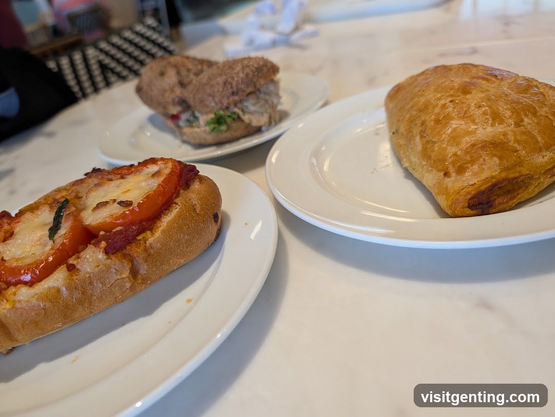 Food Items on Table