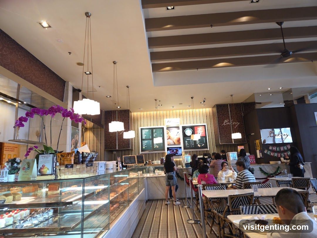 Interior of a café or bakery