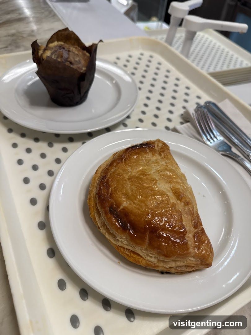 Food on tray