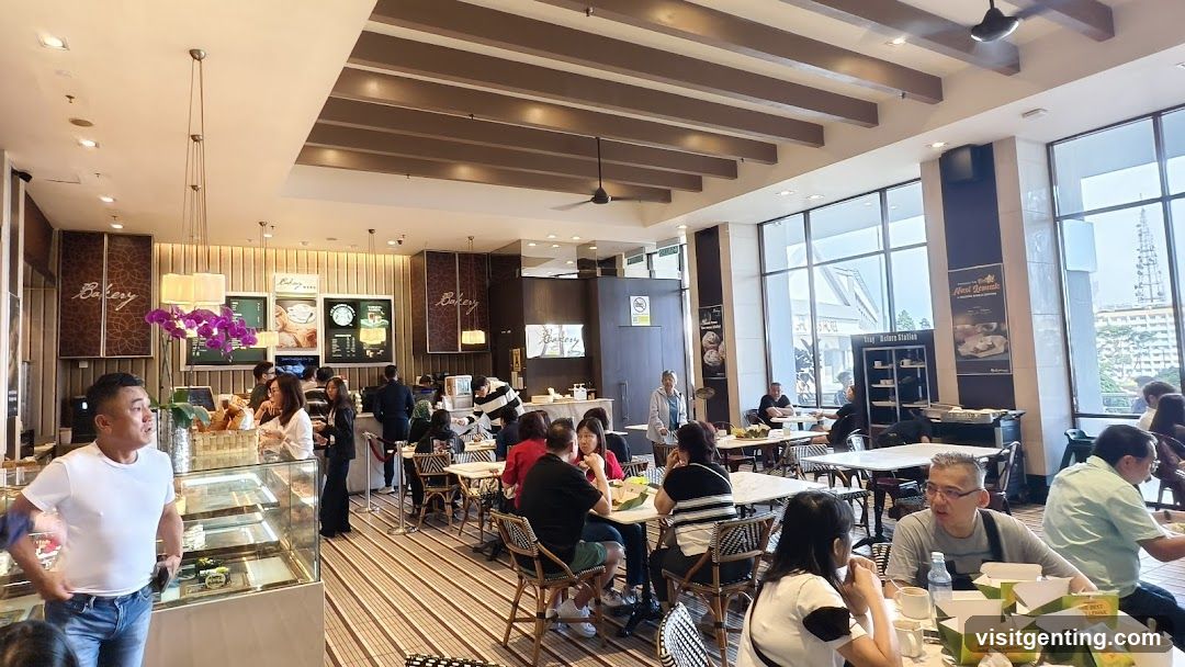 Interior of a café or bakery