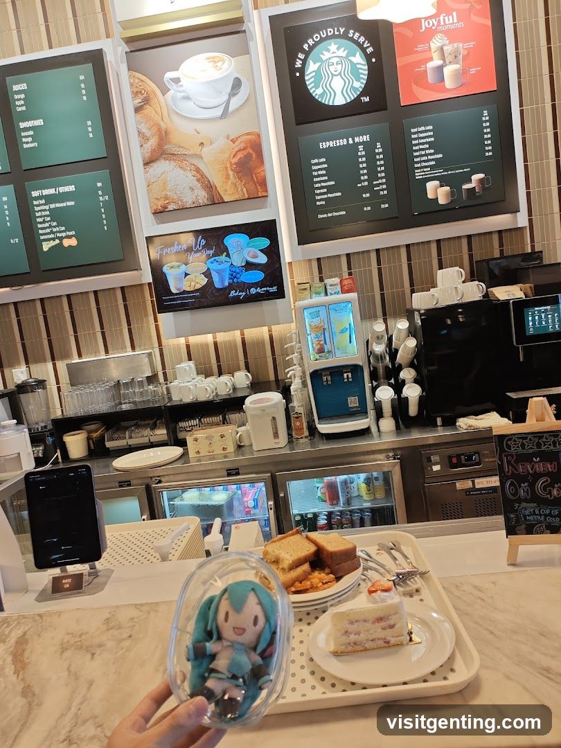 Starbucks counter interior