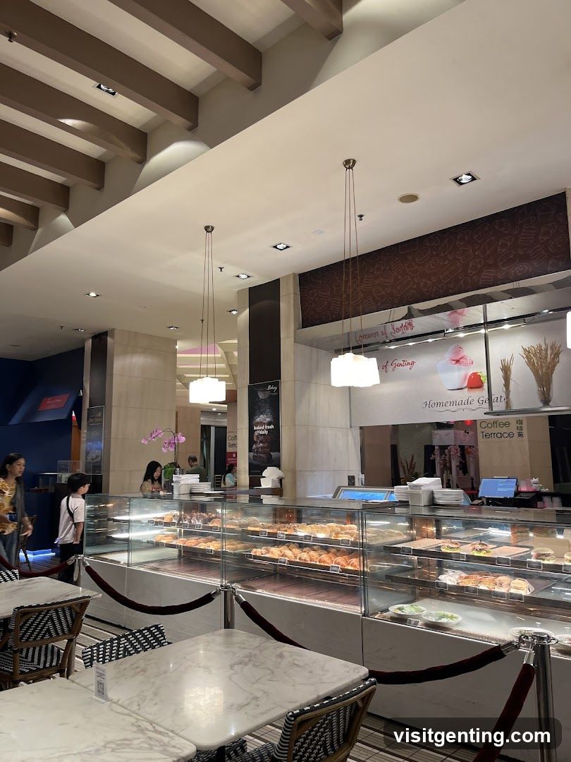 Interior of a café or bakery