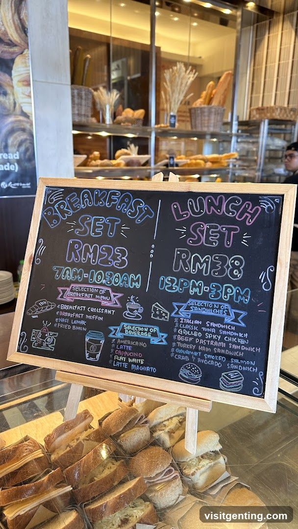 Breakfast and Lunch Sets Menu Board