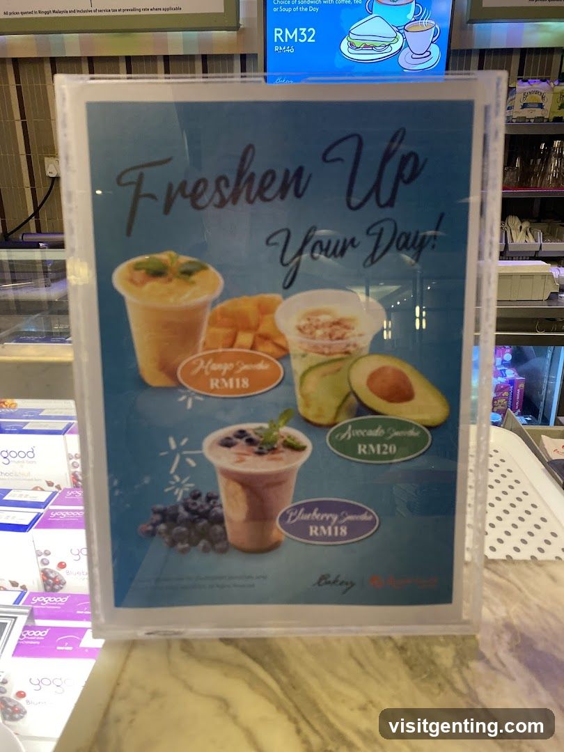 Promotional Poster in Store