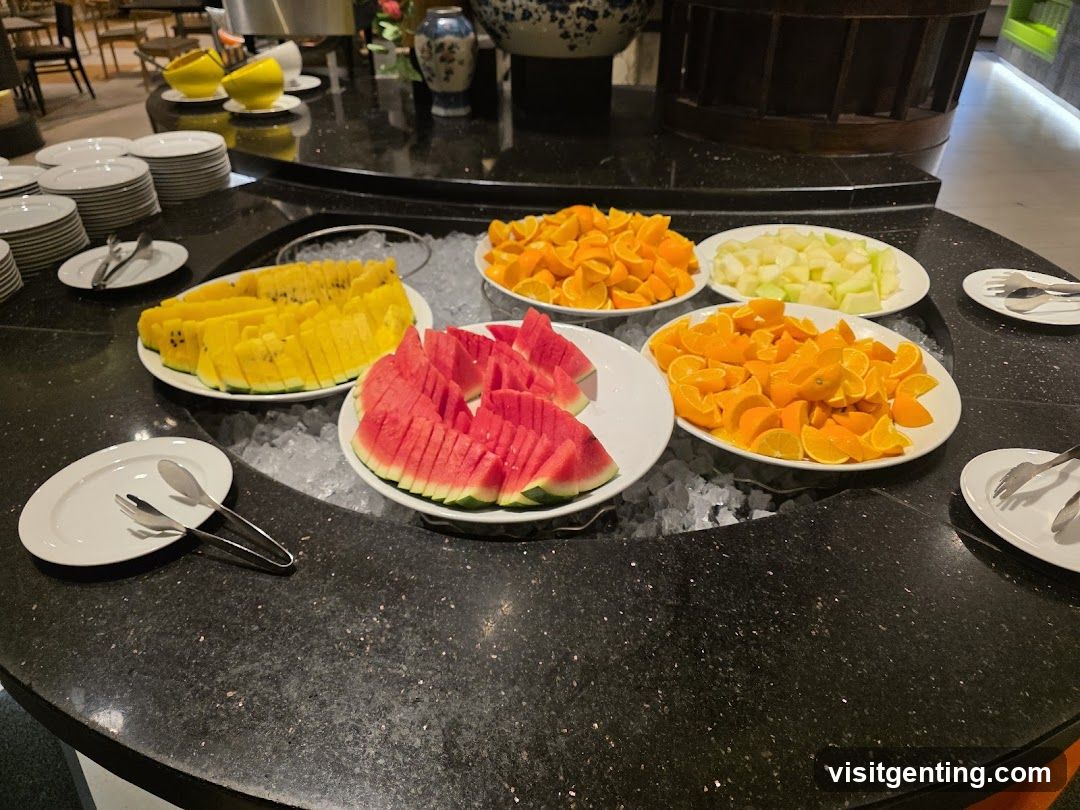 Fruit buffet display