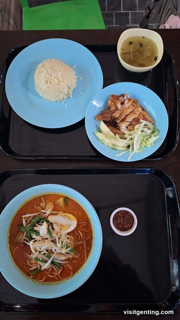 Food served on trays
