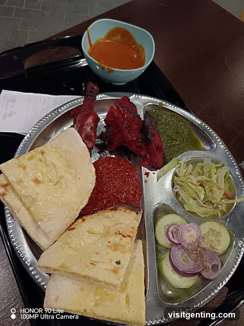Food Plate on Tray