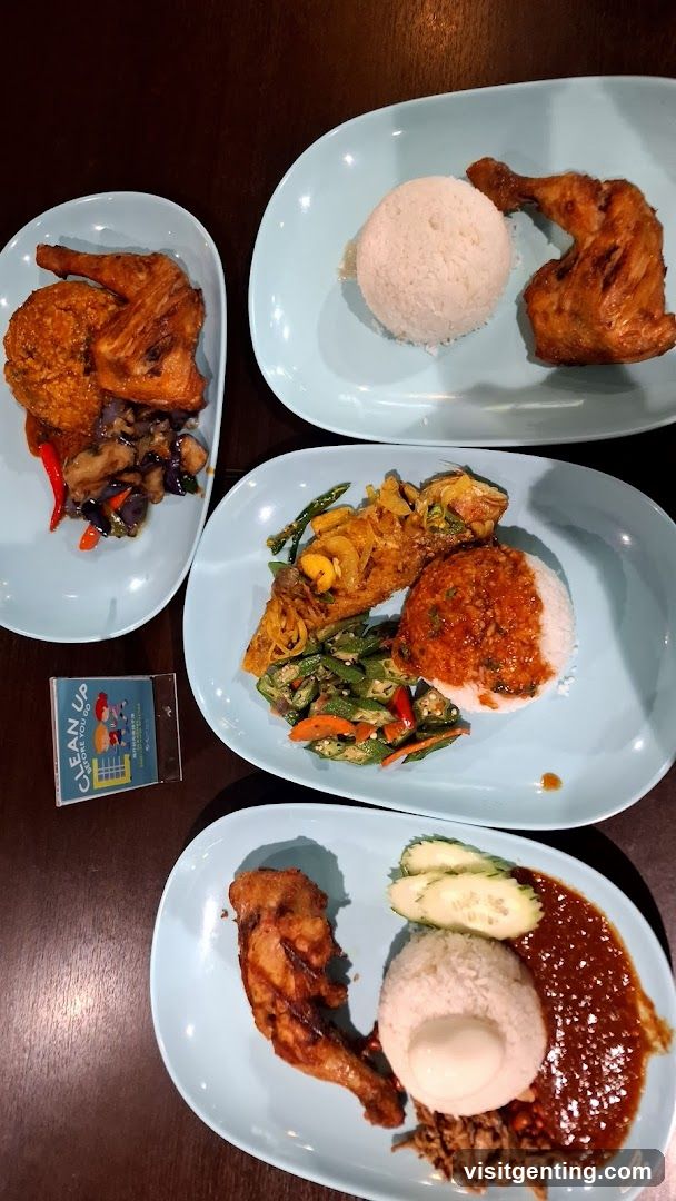 Food Plates on Table