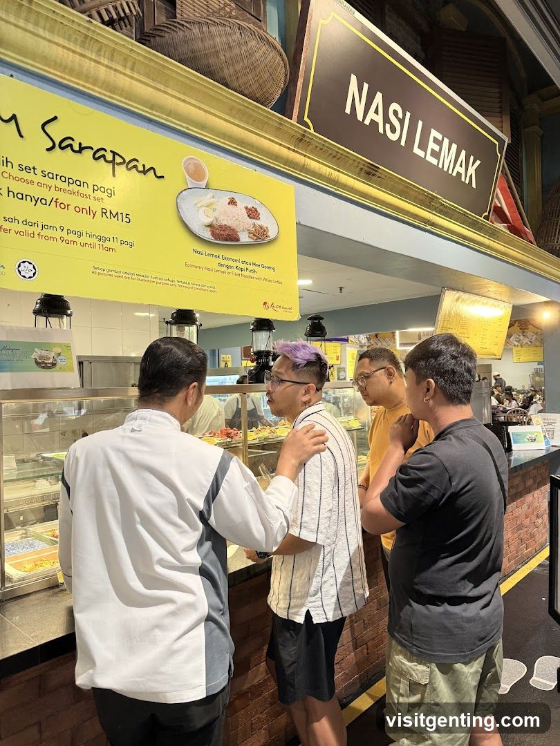 Nasi Lemak Food Stall Interior