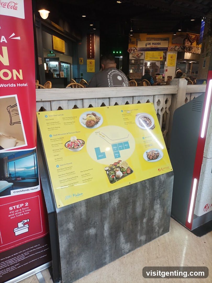 Food Court Information Board
