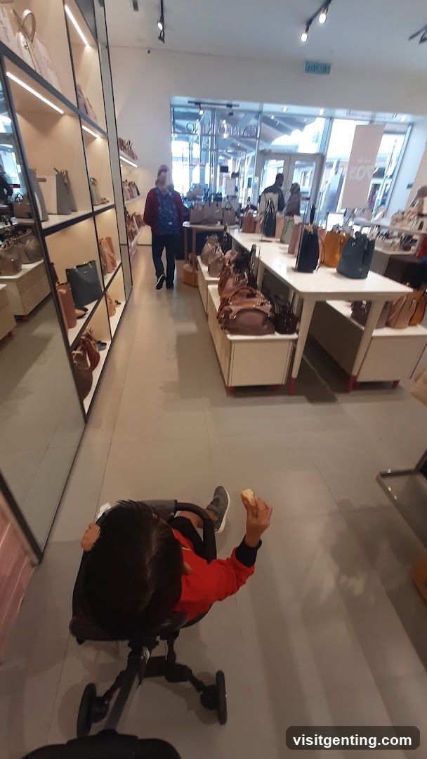 Interior of a retail store
