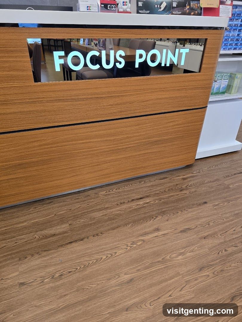 Focus Point Counter Interior