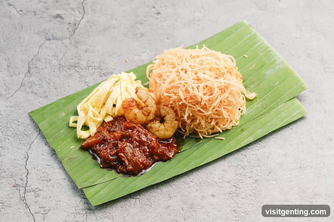 Food served on banana leaf
