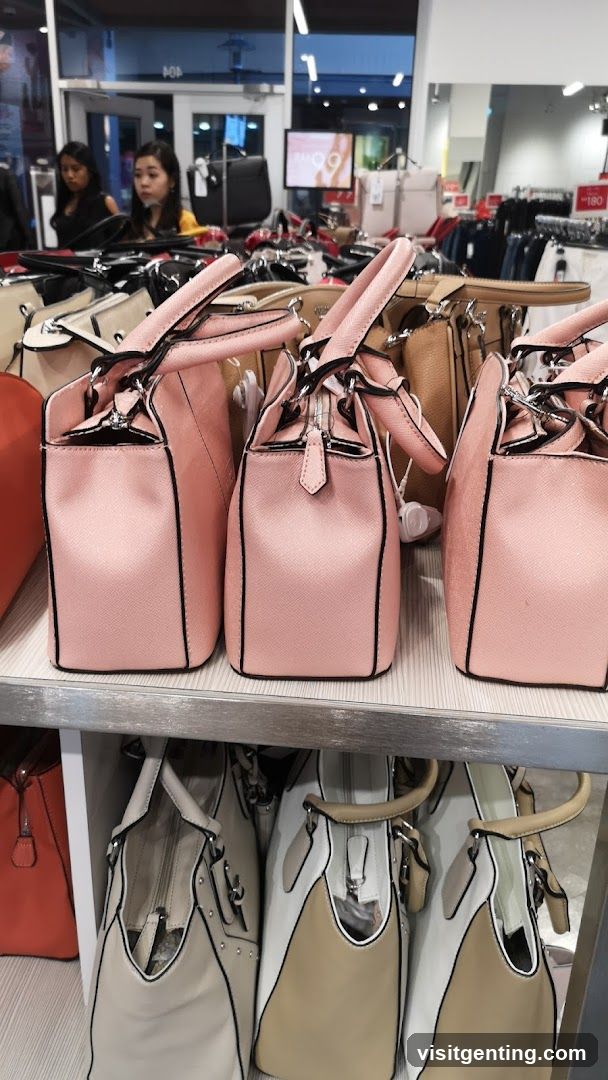 Handbag Display in Retail Store