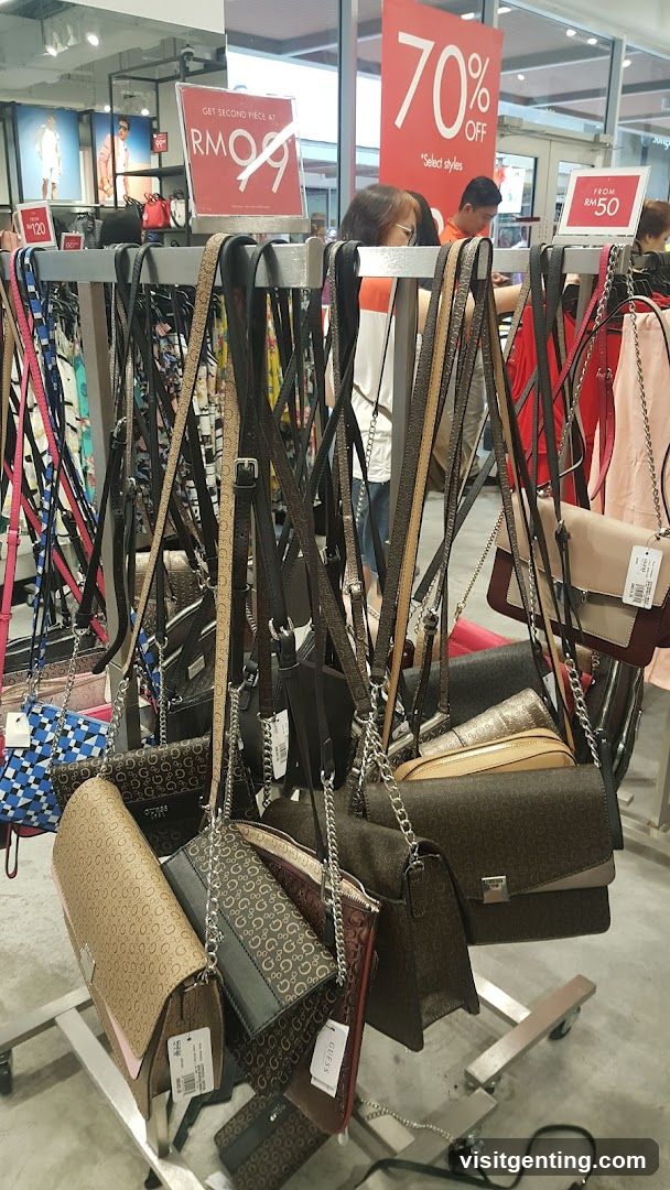 Handbag Display in Retail Store