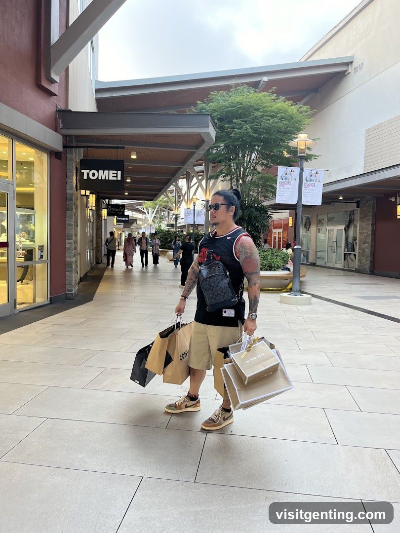 Shopping Mall Exterior Walkway