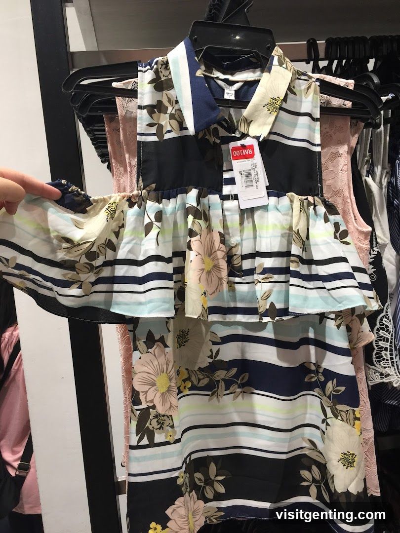 Clothing Display in Retail Store