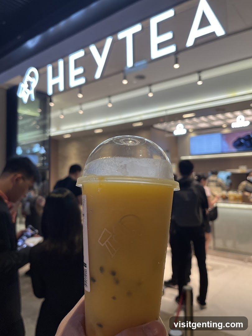 Heytea Store Interior